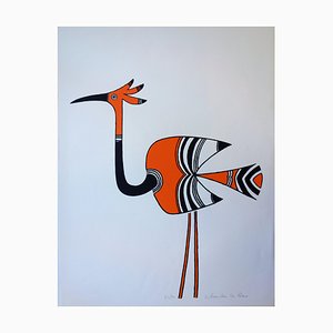 Charles Le Bars, Wathose, Original Siebdruck