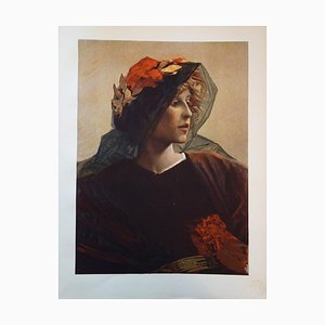 Alfred Pierre Agache, Impéria, Original Lithograph, 1897