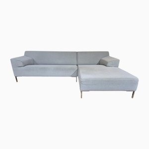 Freistil 180 Corner Sofa in Gray Fabric by Rolf Benz