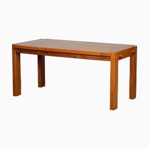 Elm Dining Table from Maison Regain, 1980s
