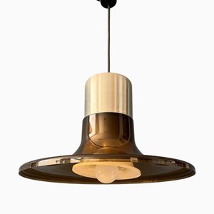 Mid-Century Space Age UFO Acrylic Glass Pendant Lamp