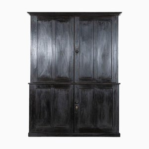 Großer englischer Schrank aus ebonisiertem Eschenholz, 1890er