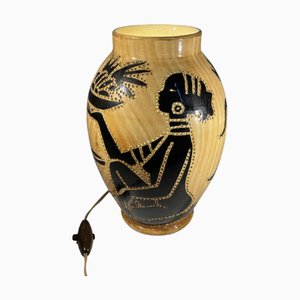 Ceramic Tealight Lamp by Grandjean Jourdan for Vallauris, 1960