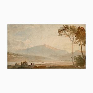 John Varley OWS, Snowdon, Wales, Early 19th Century, Watercolour