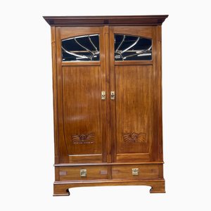 Jugendstil Kleiderschrank, 1890er