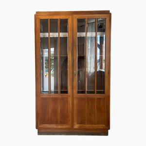 Antike Jugendstil Vitrine, 1890er