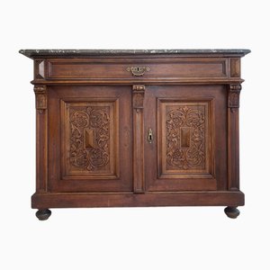 Sideboard aus Eiche im Gründerzeitstil