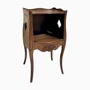 Louis XV Walnut Bedside Table