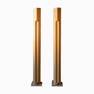 Totem Stehlampen von Kazuhide Takahama für Sirrah, 2er Set