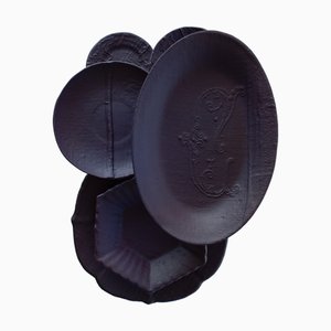Wall Art Composition of Handmade Ceramic Plates by Studio Desimonewayland