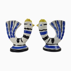 Vases à Fleurs, 1950s, Set de 2