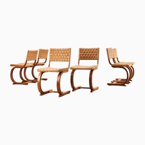Chaises de Salle à Manger Vintage par Bas Van Pelt pour My Home, 1936, Set de 6
