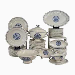 Gien Decor Rouen Geschirrset, 1960er, 56 . Set