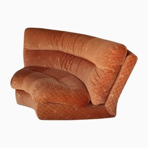 Orange Corner Element Chair by Michel Ducaroy for Ligne Roset