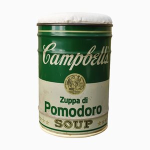 Andy Warhol Campbell's Soup Can Stool by Dino Gavina for Studio Simon, Italy, 1970s