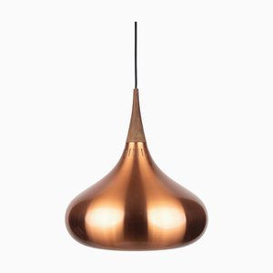 Lampada a sospensione Orient vintage in alluminio di Jo Hammerborg per Fog and Mørup, 1963
