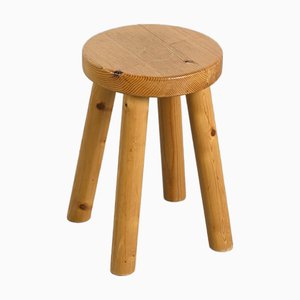 Taburete de Charlotte Perriand para Les Arcs, años 60