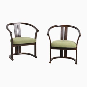 Set of Beech Armchairs by Isamu Kenmochi, 1960s