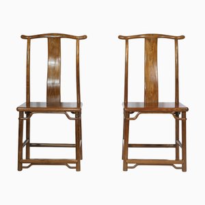 Qing Dynastie China Holzstühle, 19. Jh.