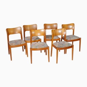 Teak Chairs by Niels Koefoed for Hornslet, 1960s, Set of 6