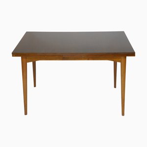 Mesa de comedor extensible de cerezo, años 60