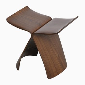 Sgabello Butterfly di Sori Yanagi per Tendo Mokko, 1980