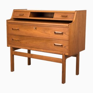 Teak Secretary Desk by Arne Wahl Iversen for Vinde Møbelfabrik, 1960s