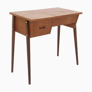 Model 6750 Dressing Table in Teak and Glass, Sweden, 1960s