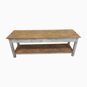 Vintage Weathered Worktable, 1950s