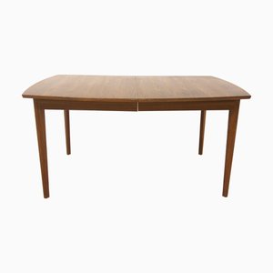 Mesa de comedor de teca, Suecia, años 60
