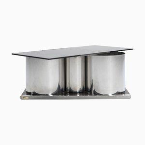 Vintage Coffee Table and Bar by Ludovico Acerbis for Domustil, 1970s