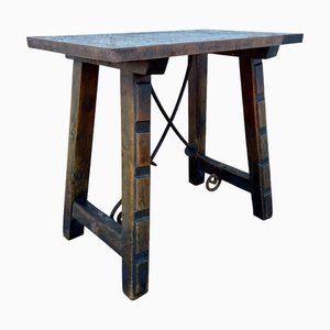Vintage Castilian Worktable, 1950s