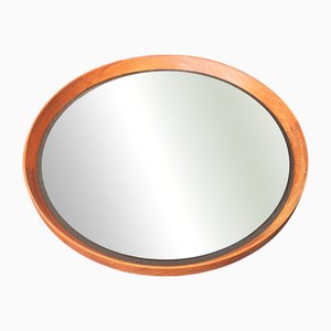 Scandinavian Teak Mirror by Uno & Östen Kristiansson, 1950s