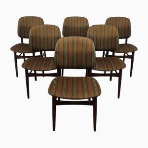 Midcentury Modern Danish Dining Chairs, 1960s, Set of 6
