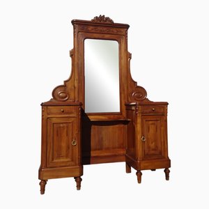 Vintage Walnut Dressing Table, 1950s