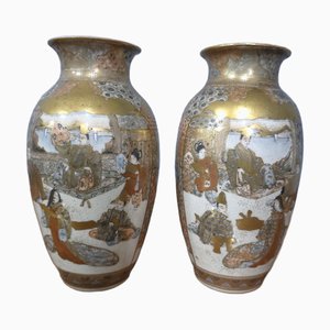 Satsuma Keramikvasen, 2er Set