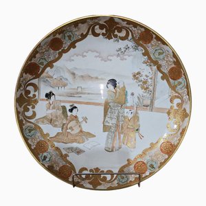 Large Kutani Ceramic Charger