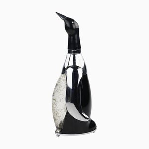 Penguin-Shaped Decanter with Music Box, Japan, 1960s, Set of 4