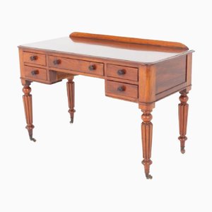 Victorian Desk Mahogany Writing Table, 1860s