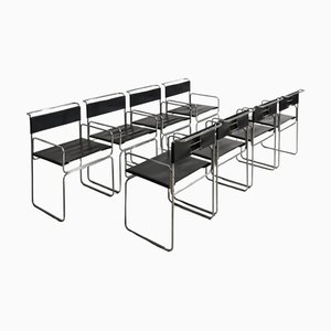 Libellula Chairs attributed to Giovanni Carini, 1970s, Set of 8