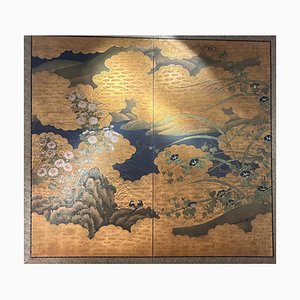Japanese Two Panel Screen