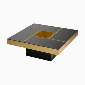 Mirrored Coffee Table by Giovanni Ausenda, 1970s