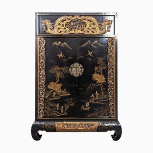 Early 20th Century Chinese Lacquer Sideboard