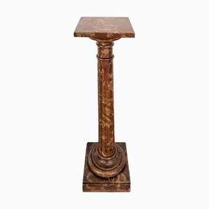 Faux Marble Wooden Stand