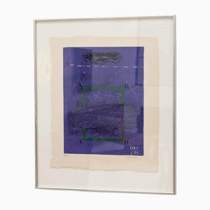 James Coignard, Composition, Carborundum Etching, Framed