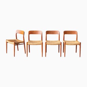 Esszimmerstühle von Niels Otto Moller, 4 . Set