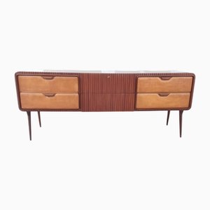 Chest of Drawers in Walnut and Maple attributed to Vittorio Dassi, 1960s