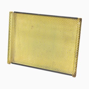 Vassoio in acciaio perforato di Mathieu Mategot, anni '50