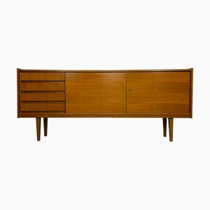 Credenza grande vintage in noce, Germania, anni '60