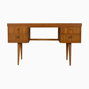 Free-Standing Desk with Mint Table Top, 1950s